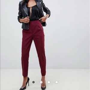 ASOS DESIGN mix & match high waist cigarette pants